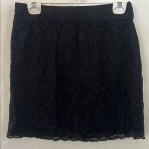 Banana Republic Elegant Black Lace Skirt